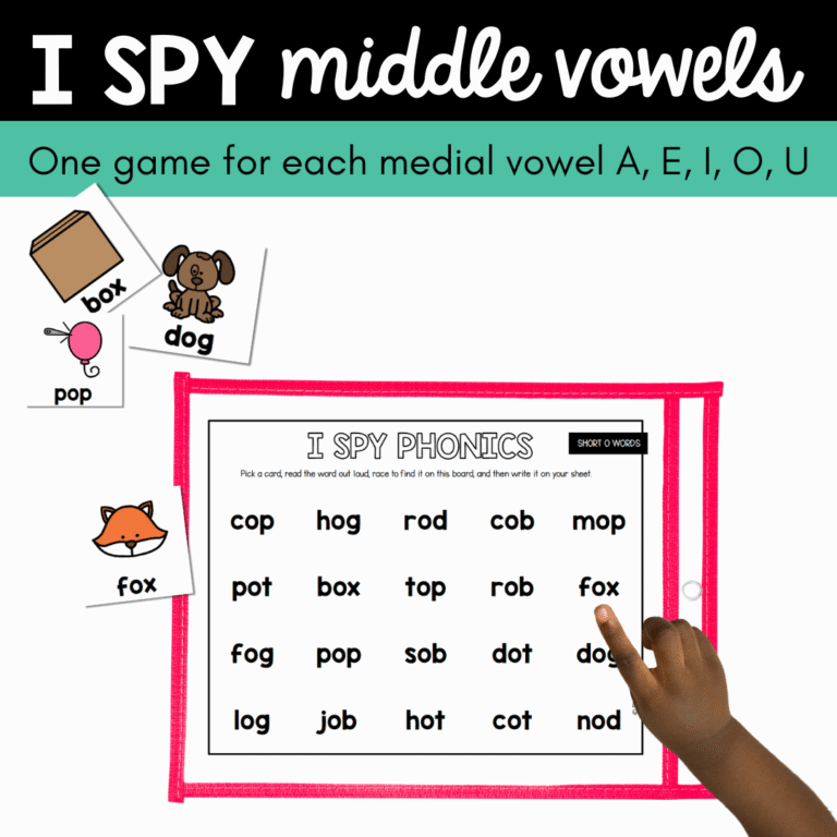 I Spy CVC Middle Vowels