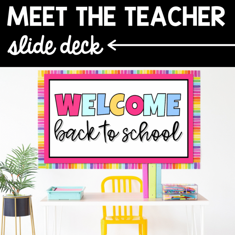 Meet the Teacher Night Slides