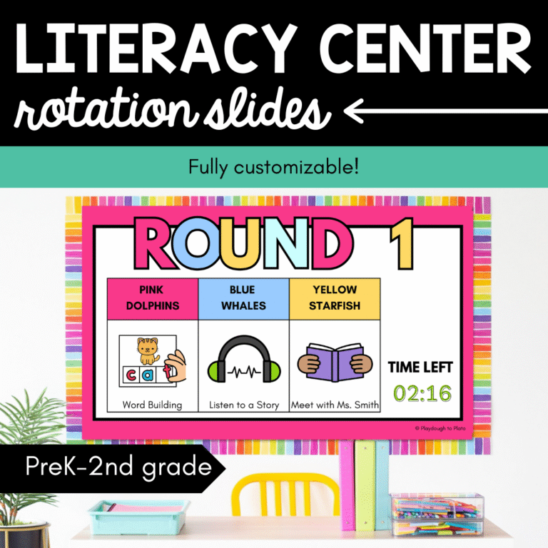 Literacy Center Rotation Slides