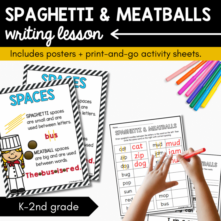 Spaghetti & Meatballs Writing Lesson