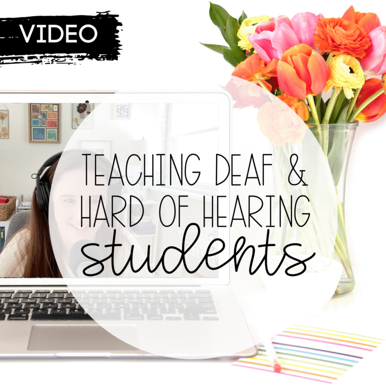 Teaching Students Who Are Deaf or Hard of Hearing