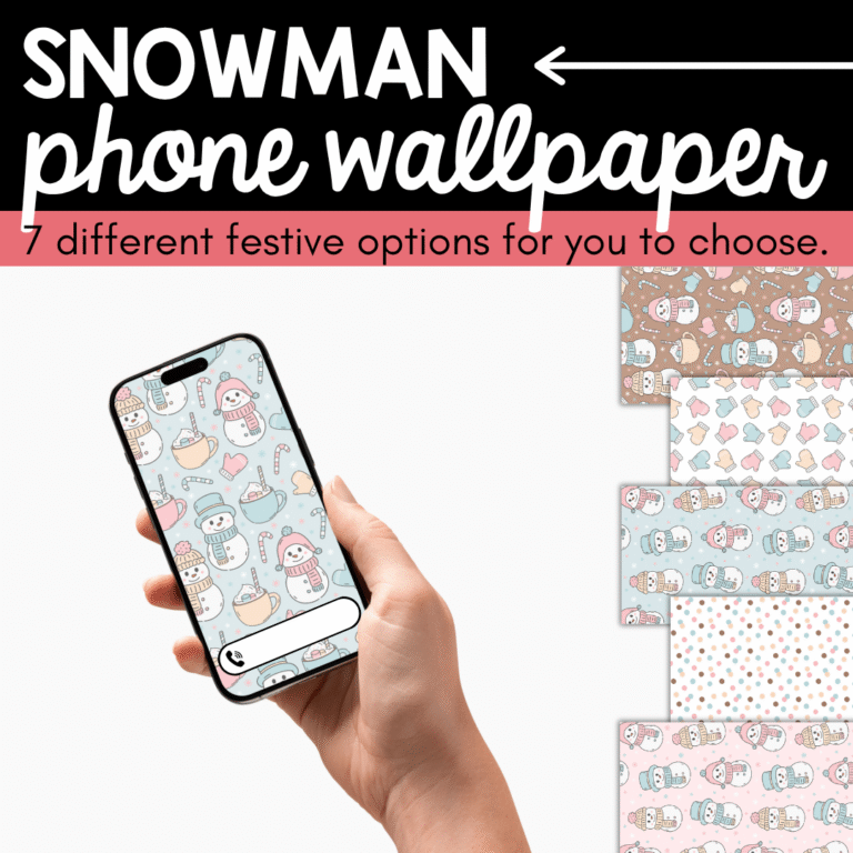 Snowman Phone Wallpaper