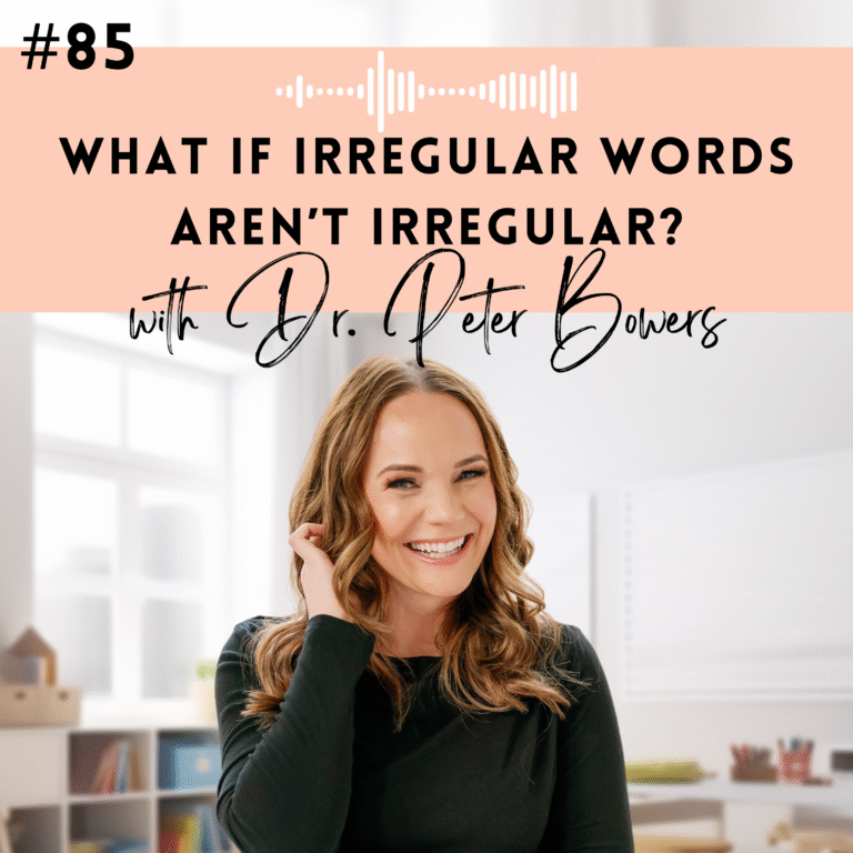 #85: What If Irregular Words Aren’t Irregular? Introducing Structured Word Inquiry for Elementary Teachers with Dr. Peter BowerS