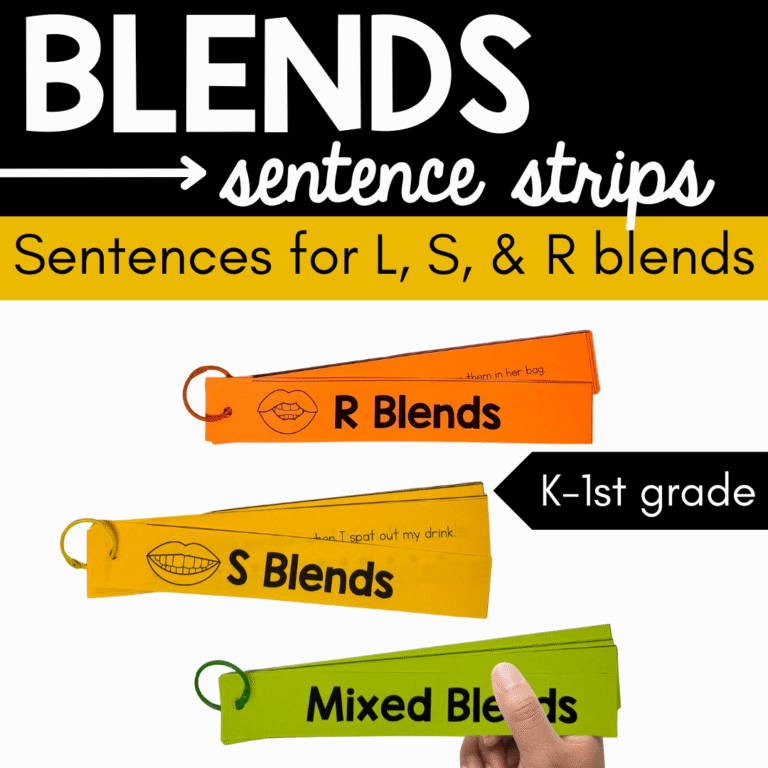 Blend Sentence Strips
