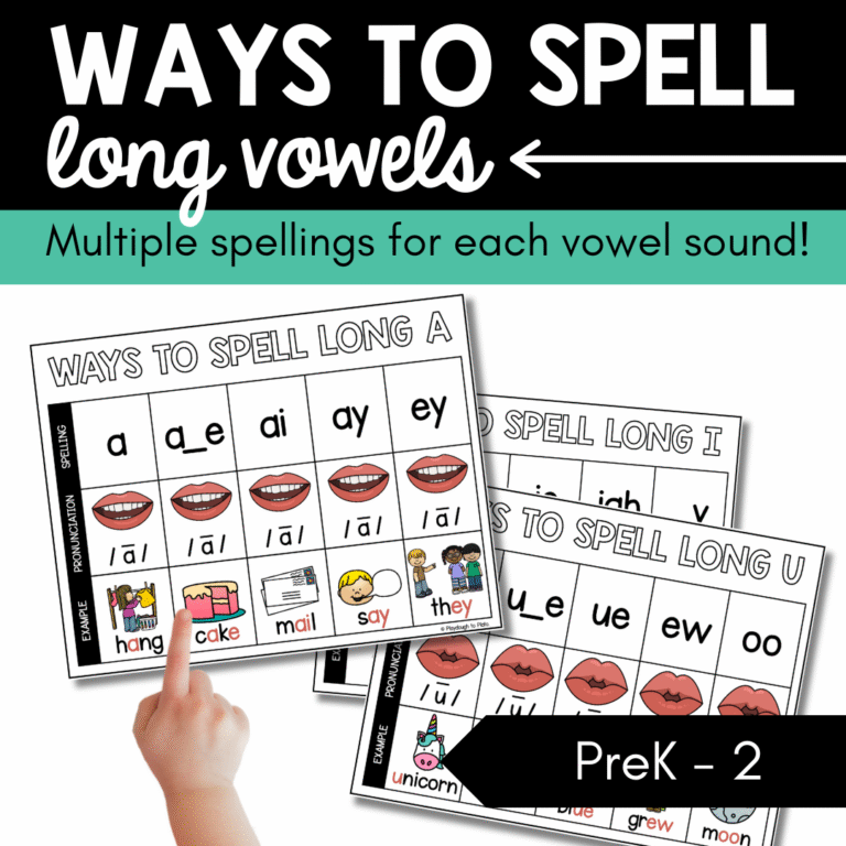 Ways to Spell Long Vowels